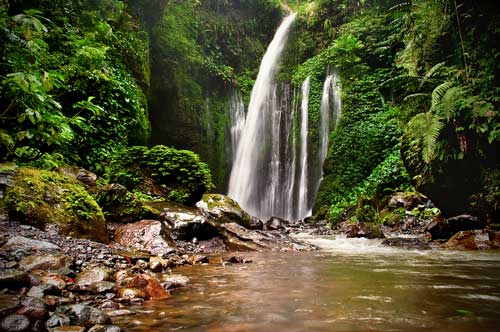 Air Terjun Sendang Gile Lombok Spot Healing Terbaik
